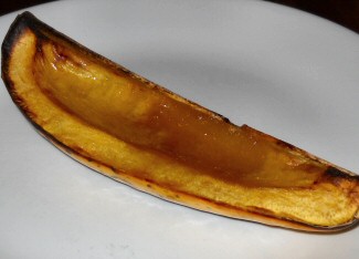 Photo of Finished Roasted Delicata Squash